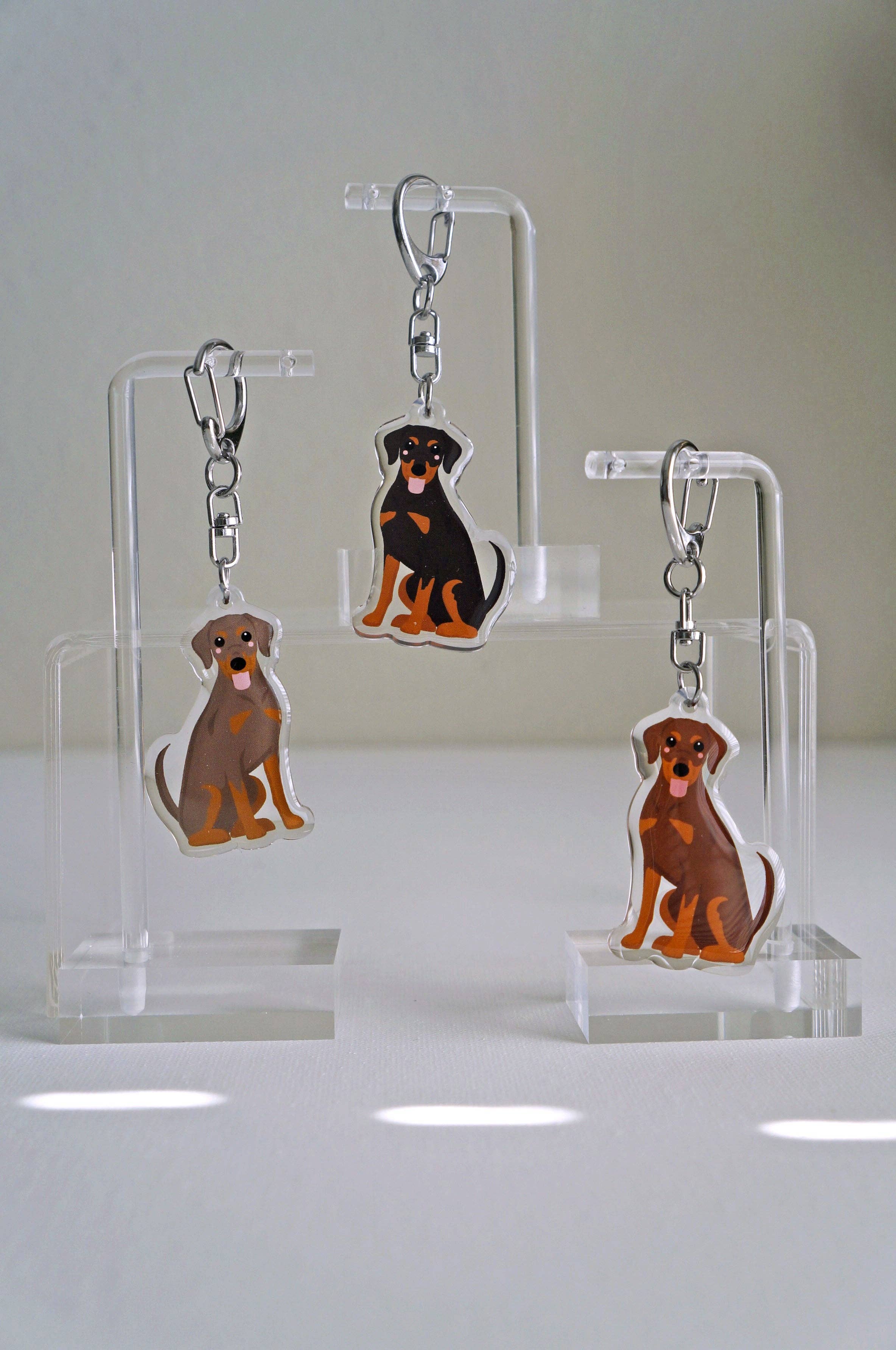 kiwi & WILLOW - Wholesale Keychain - Unisex - Doberman Epoxy Keychain7