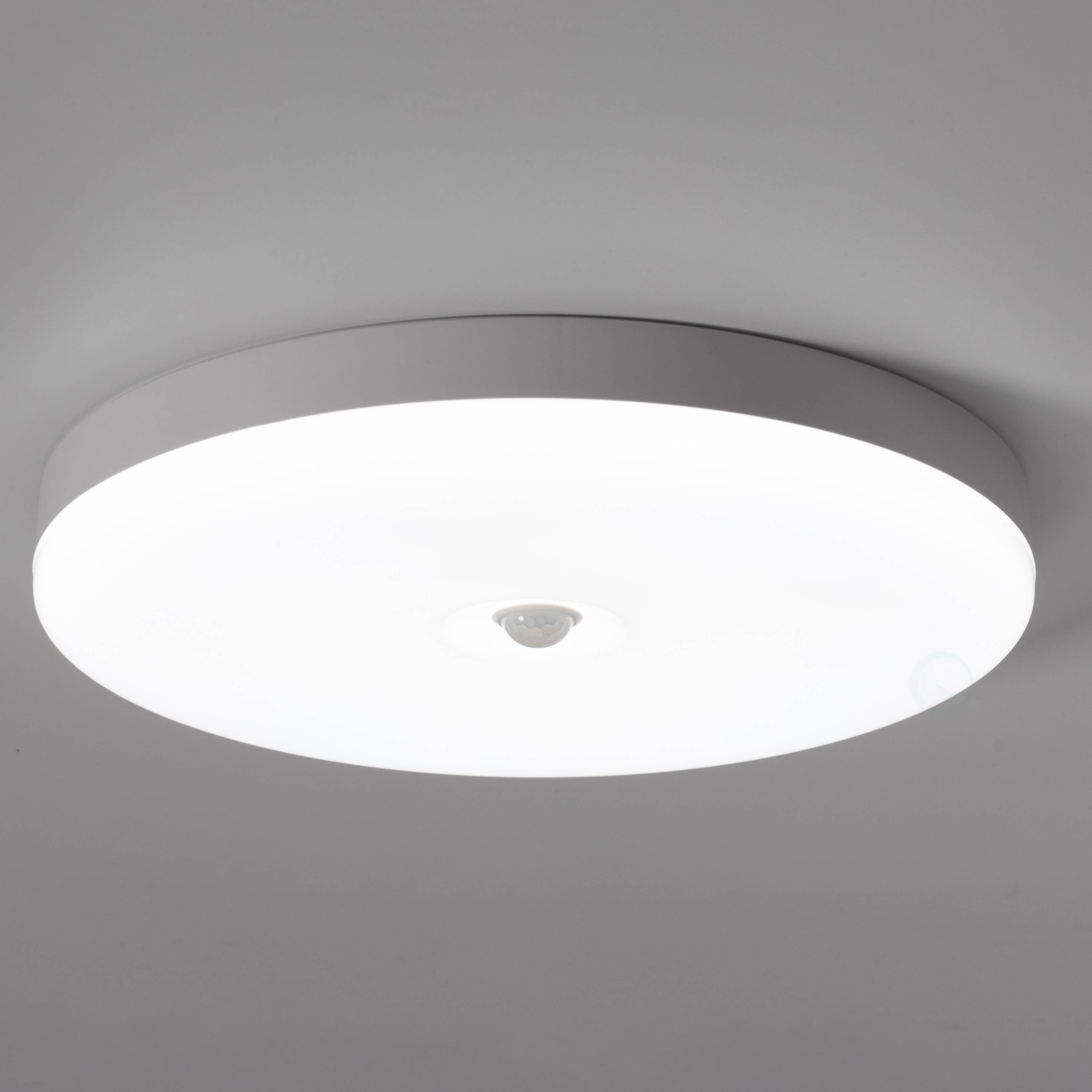 Quickway Imports – wholesale Chandelier/hanging light – White Round 12 Inch Motion Sensor LED Ceiling Light Flush Mo6