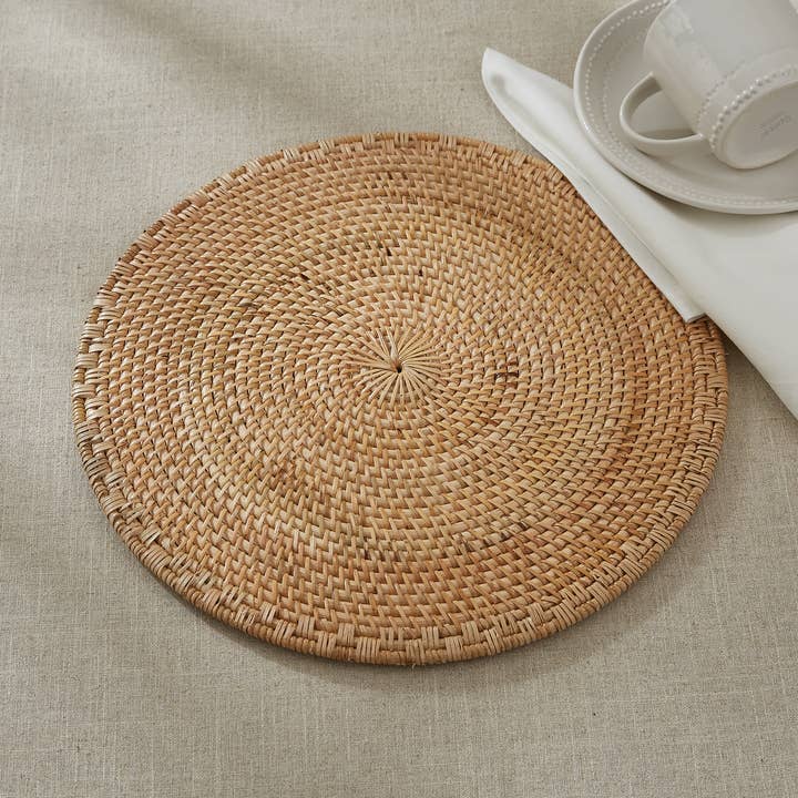 Rattan Charger - Natural for wholesale by Split P