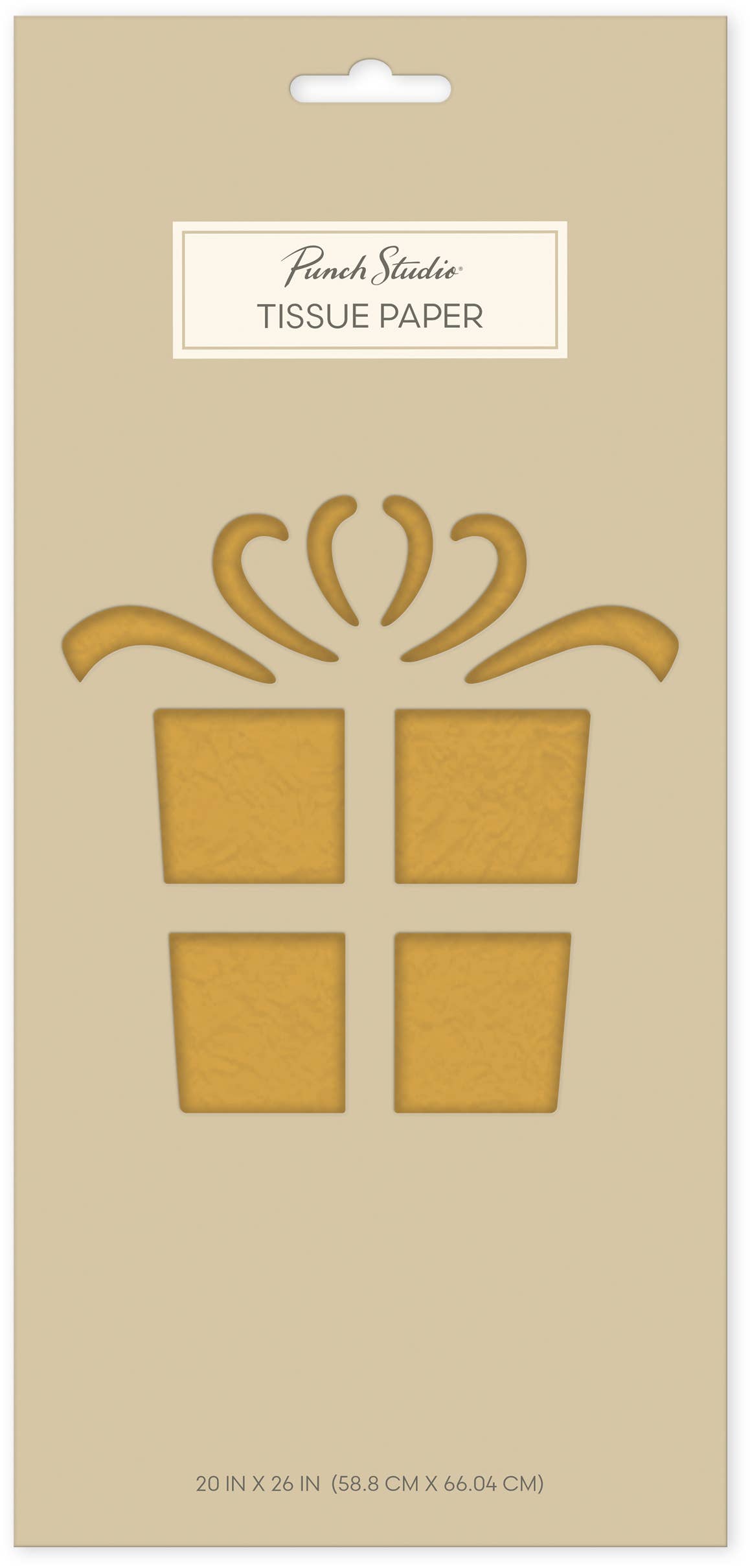 Punch Studio - Wholesale Tissue Paper - Mustard Solid Color Tissue Paper0