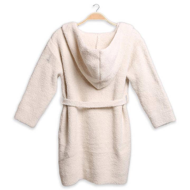 Sensibling Corp. - Wholesale Robe - Kids - Kids Solid Color Hooded Cozy Robe
7