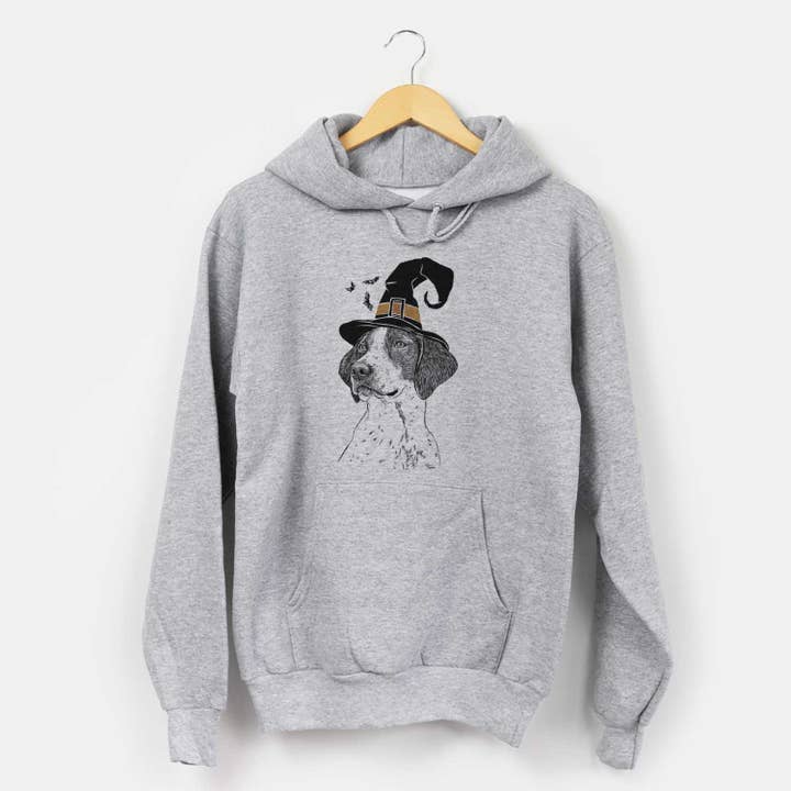 Heather Grey Witch Payton the Mixed Breed - Unisex Hooded Sweatshirt for wholesale on Faire1