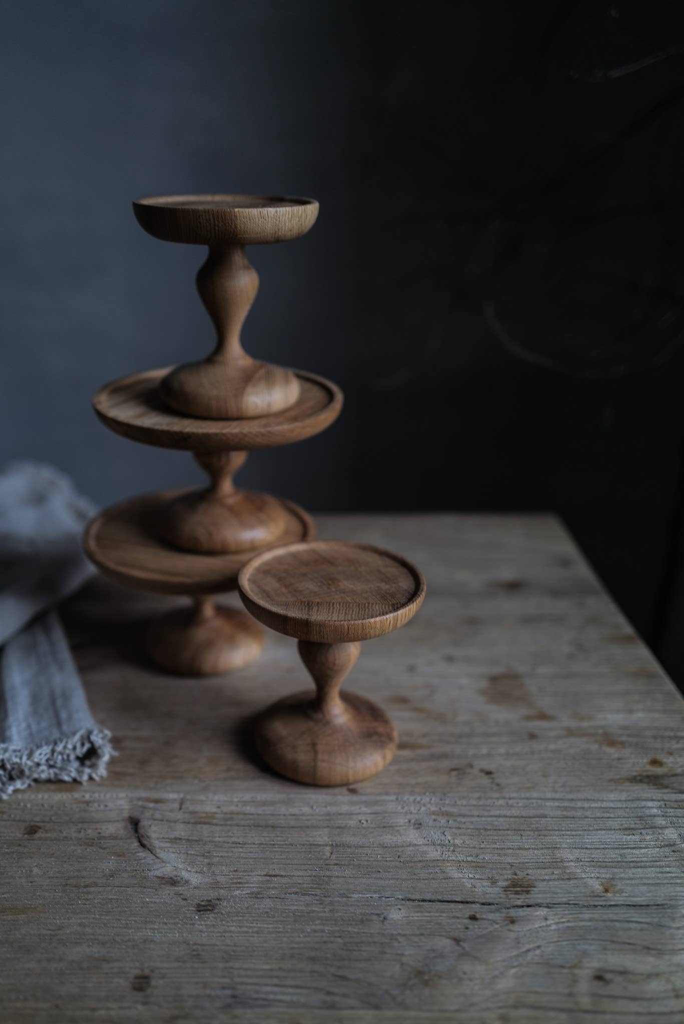 OVO Things - Venta al por mayor Candelabros - Soporte para vela mini de roble aceitado10