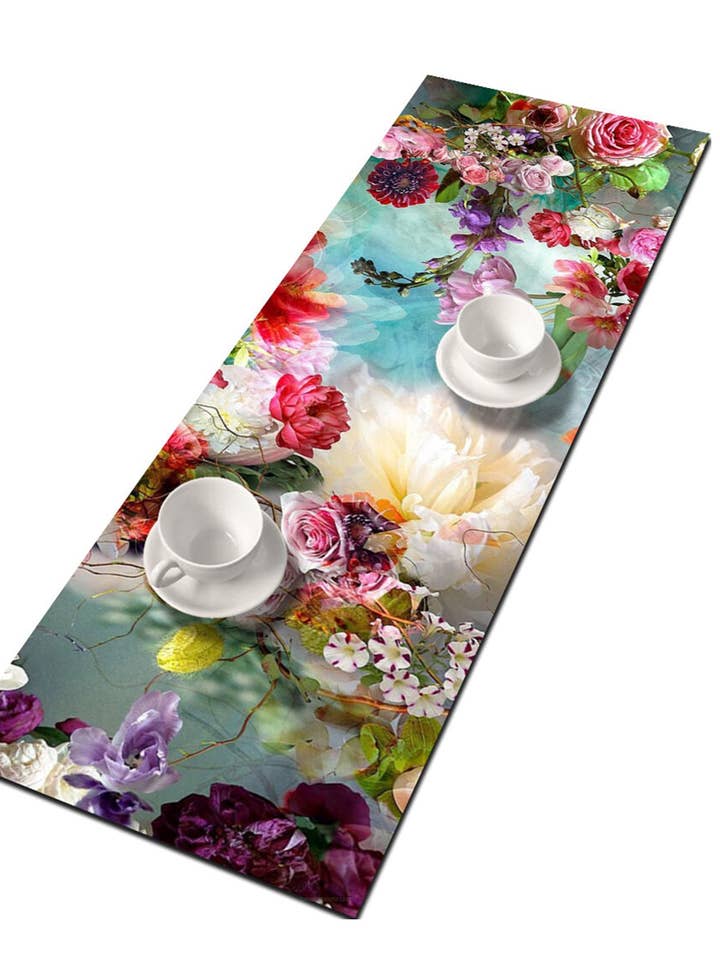 Bertoni Wild Meadow filt bordløber 33 x 95 cm for engroshandel hos IngrossoBertoni by INCI Srl