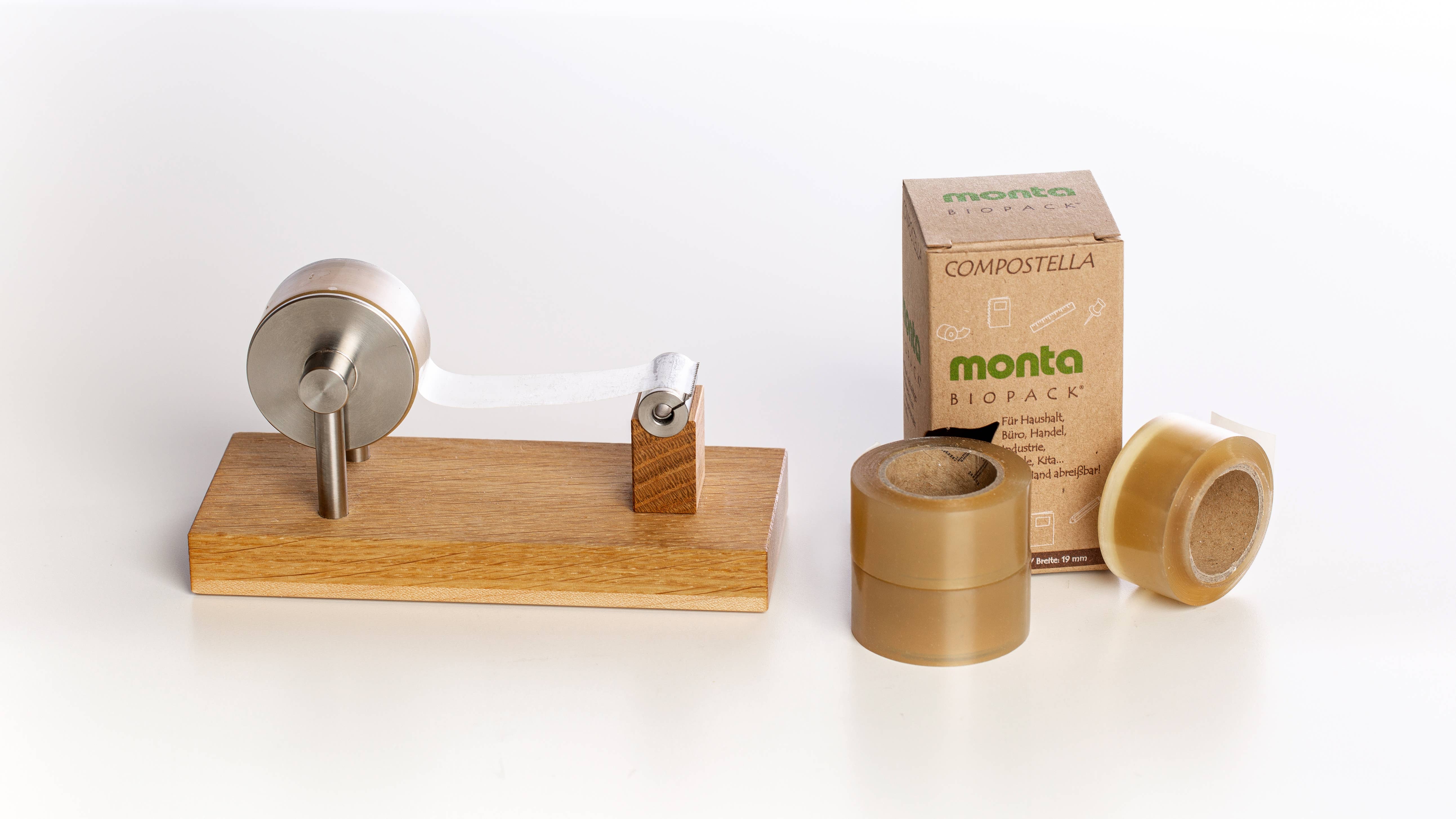 Compostella - Wholesale Tape - Monta Biopack Adhesive Tape 19 mm Rolls1