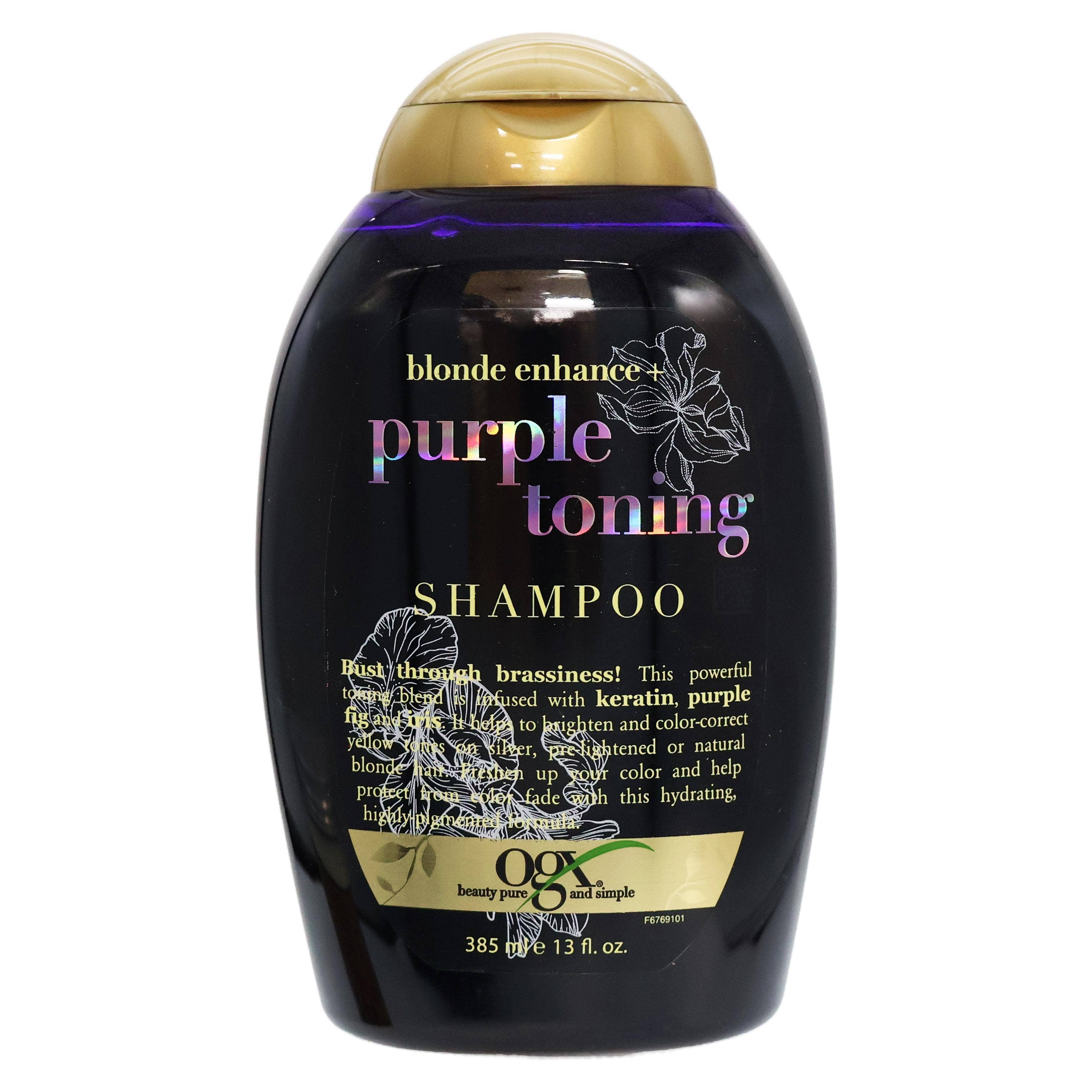 KT Supply - Wholesale Hair Shampoo - Ogx Blonde Enhanced Purple Toning Shampoo, 13 Oz.0