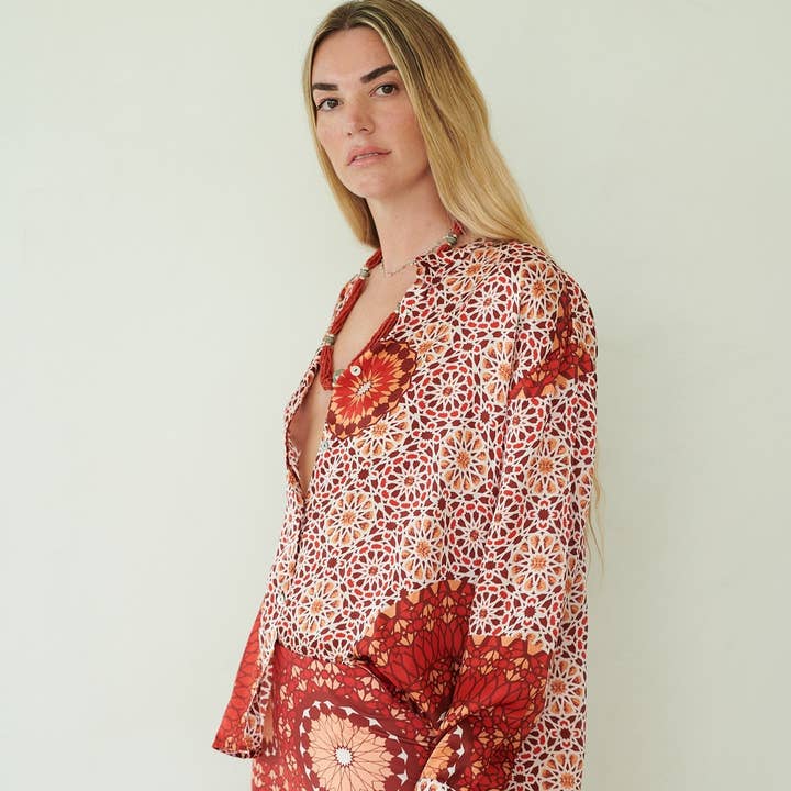 Phoenix - Retro Mosaic Red for wholesale by Eywasouls Malibu