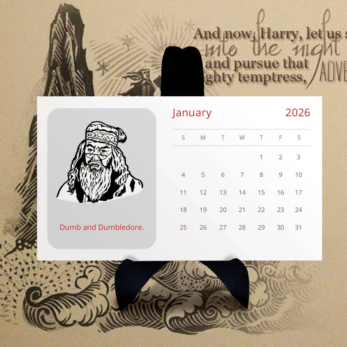 Design Corner - Vendita all'ingrosso Calendario - Calendario da scrivania Harry Potter 20263