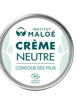 Organic neutral eye contour cream - 15 mL for wholesale by Institut Maloé