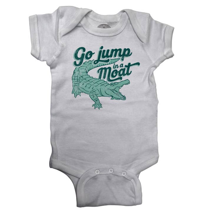 Boredwalk - Wholesale Bodysuit (Non-Footed) - Baby - Go Jump in a Moat Infant Bodysuit4