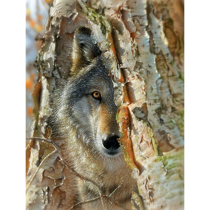 0589 Wolf Encounter 500 pc Puzzle for wholesale by SunsOut