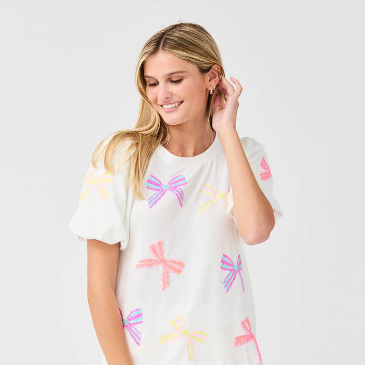 Tina Sequin Set | Bows for wholesale by Mary Square