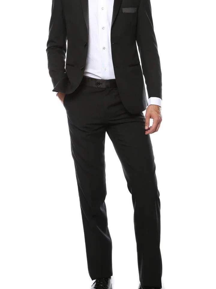 Black Ferrecci - MMTUX Men's Slim Fit 2pc Tuxedo Set for wholesale on Faire