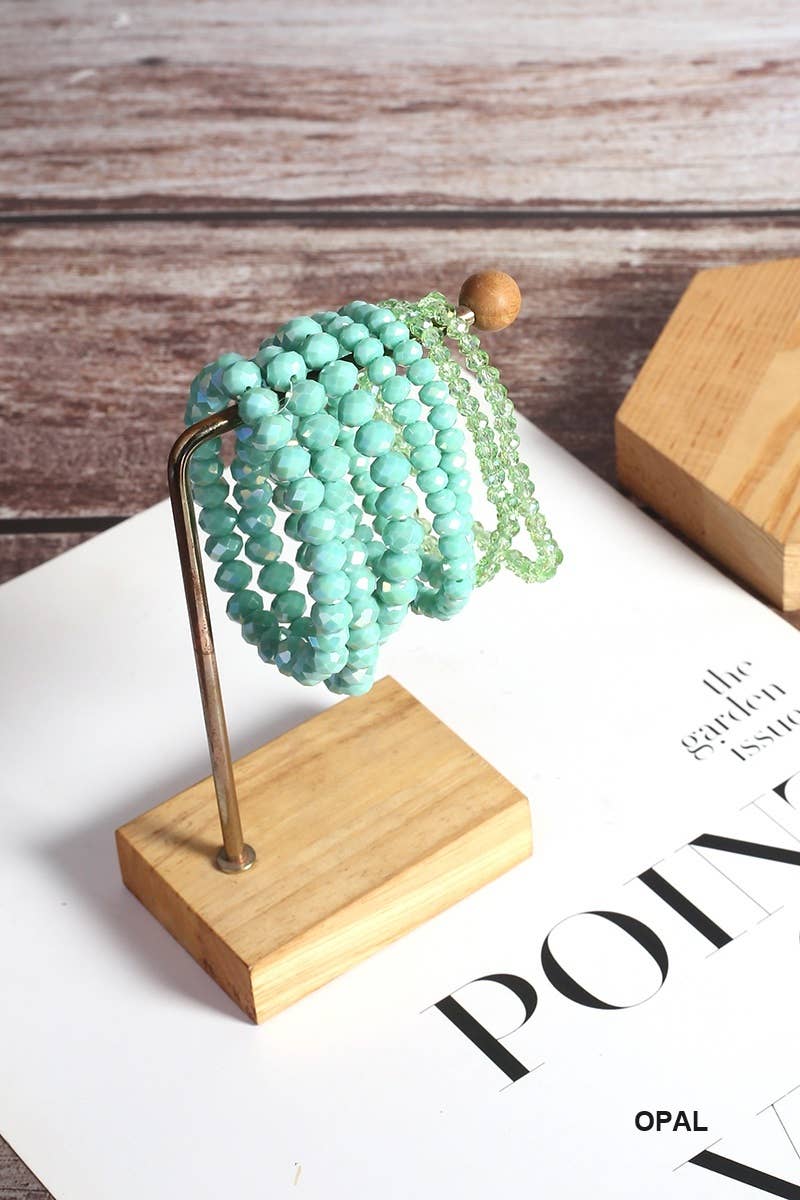 42POPS - Wholesale Beaded Bracelet - ",.._ Multi Layer Stackable Beaded Stretch Bracelet8