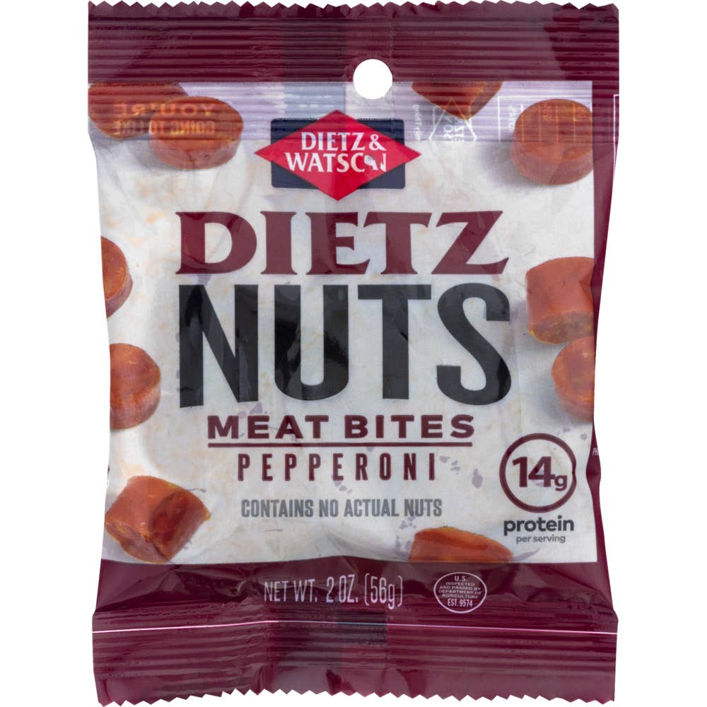 Dietz & Watson - Wholesale Jerky - Dietz & Watson Pepperoni Dietz Nuts, Display Ready Case0