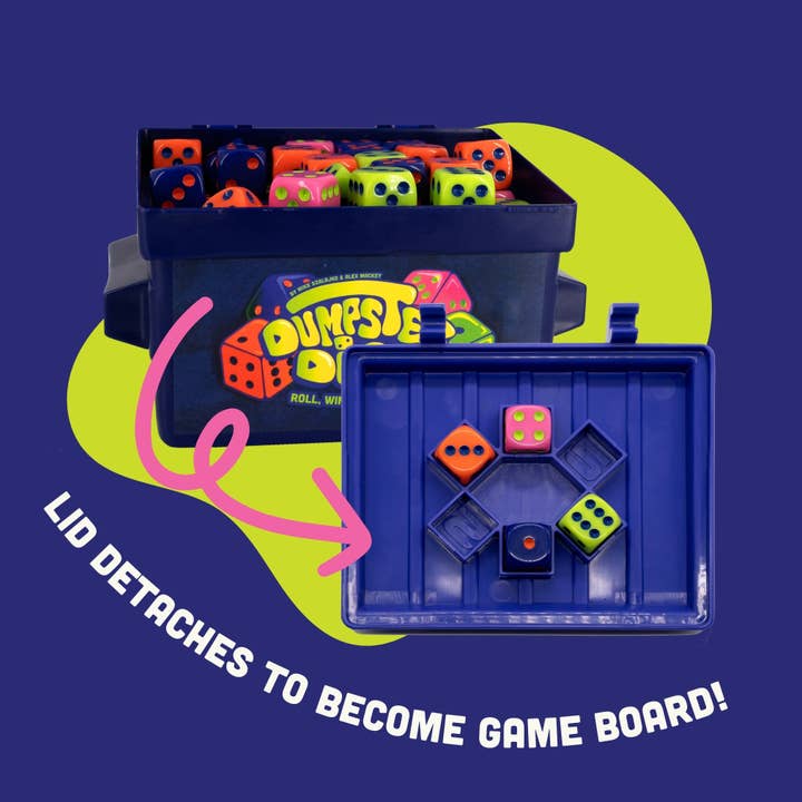 Big Discoveries / Sun Co. - Wholesale Dice - Dumpster Dice - Fast-Paced Family Dice Game 2-4 Players3