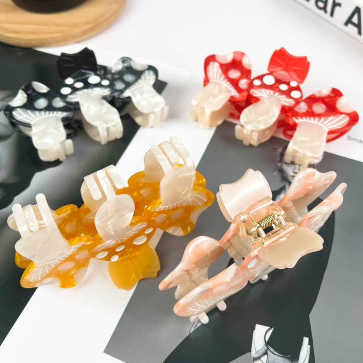 TheDivaSoap - Wholesale Hair Clip - Women's - Mushroom Hair Clip,Cute Hair Accessories