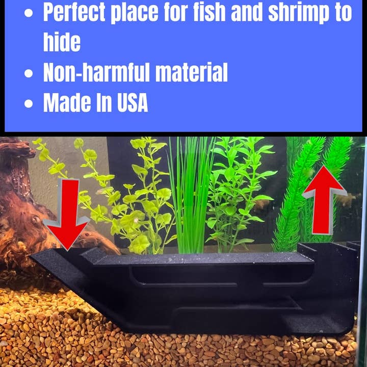 Chatelet - Venta al por mayor Artículo decorativo de mesa - Túnel subterráneo Chatelet REEFSHAPE Aquarium XL | Escondite de peces y camarones para acuarios | Túnel de observación subterráneo único | 9.75 x 2.5 pulgadas | Fabricado en EE. UU. (XL)