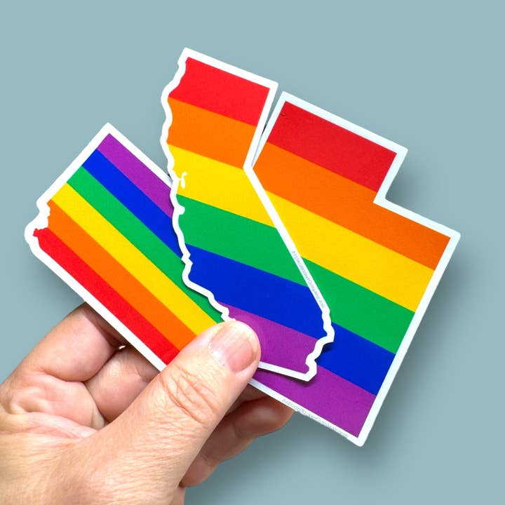 Anthem Sticker Company - Wholesale Sticker - ALL US STATES rainbow sticker (50 options)