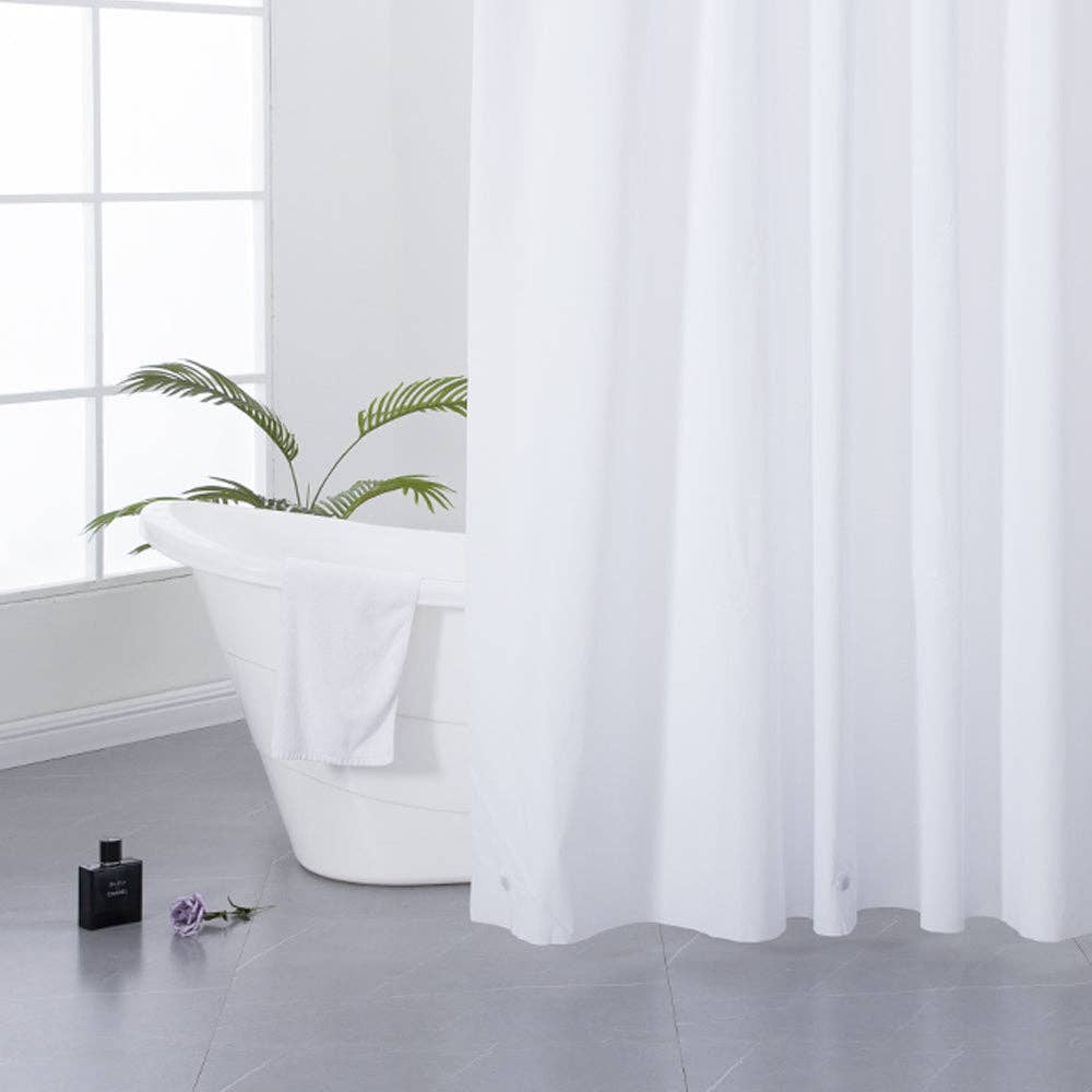 Indoor Bathroom Decor Horse Pattern Bath Shower Curtain with 12 Hooks 