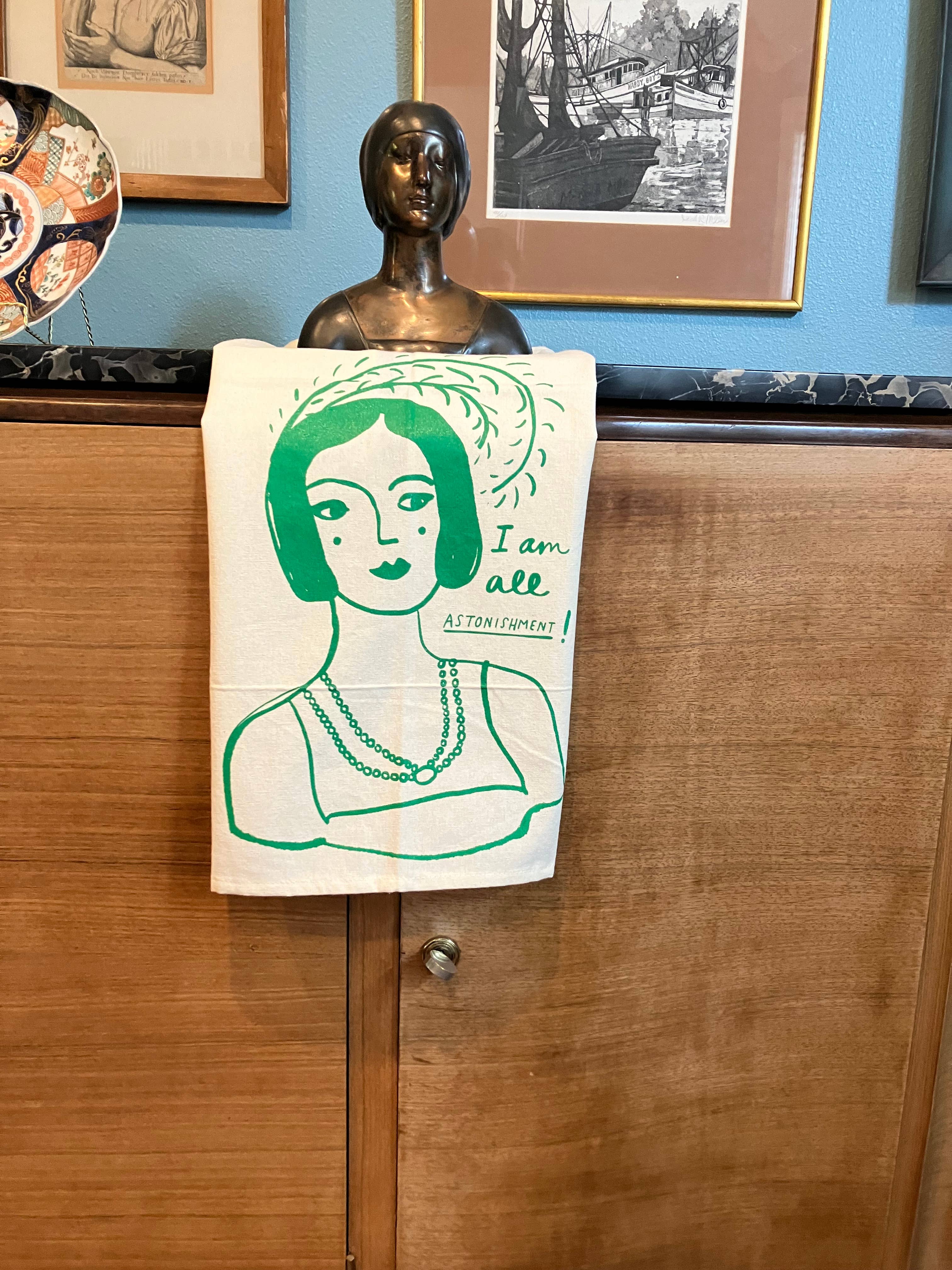 Colleen Harrington Studio - Wholesale Tea Towel - 100% Cotton Tea Towel - Jane Austen I Am All Astonishment9