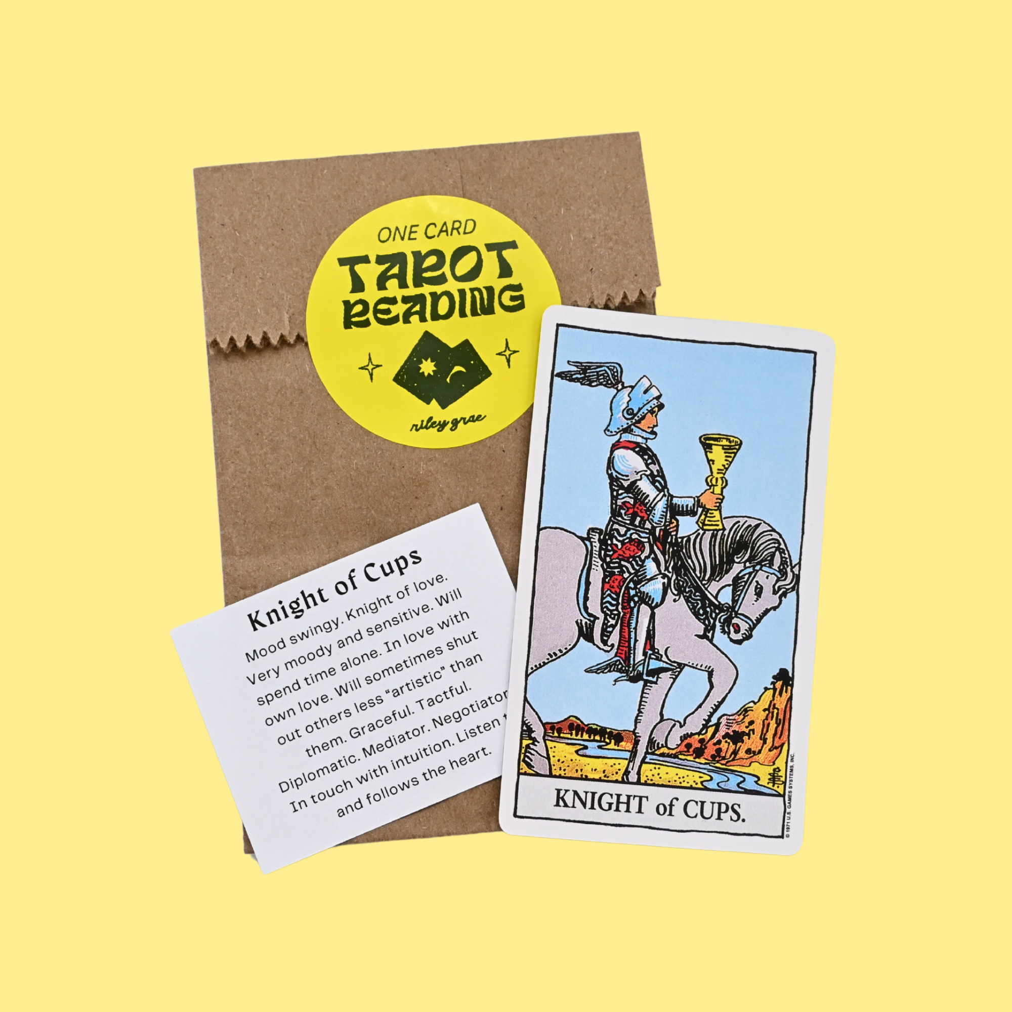 Riley Grae - Wholesale Gag Gift/Novelty Gift - One Card Tarot Reading1