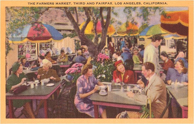 Found Image Press - Wholesale Magnet - Magnet LA-29 Farmers Market0