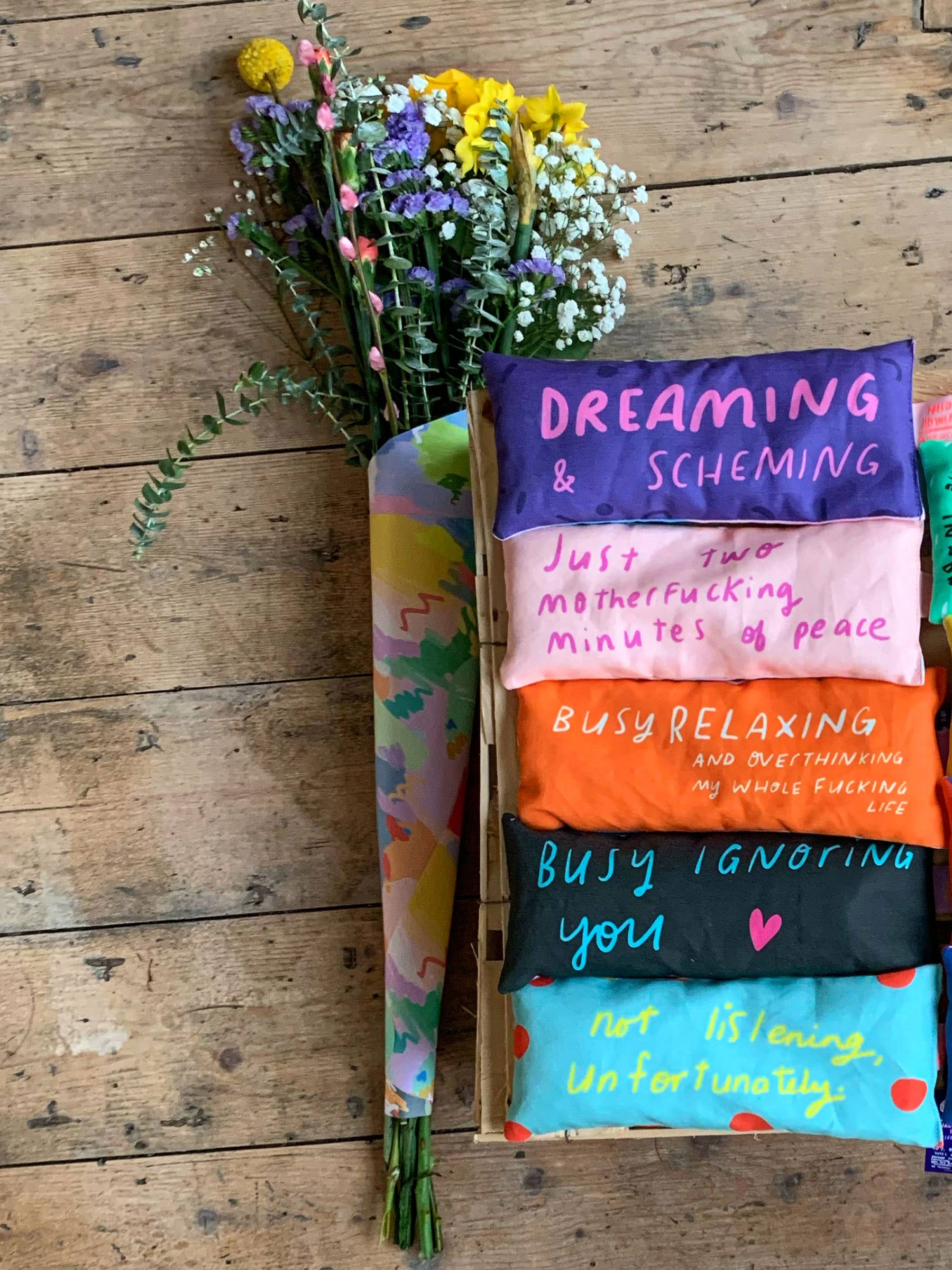 Nicola Rowlands - Wholesale Spa/Therapy Pillow - Lavender eyebag: Dreaming & Scheming1