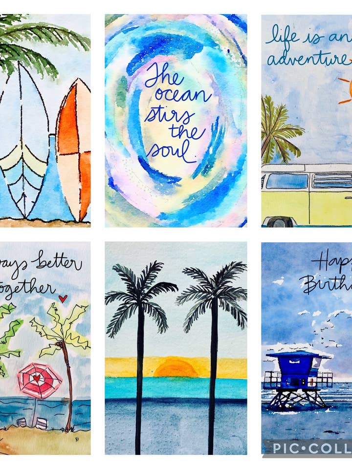 Collection Beach Fun pour la vente par Monica Martin Fine Art