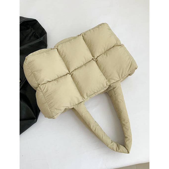 Sweetkama – Engroshandel Tote bag - Dame – Sweetkama dame skuldertaske i ensfarvet polstret skumdesign SKAB41345