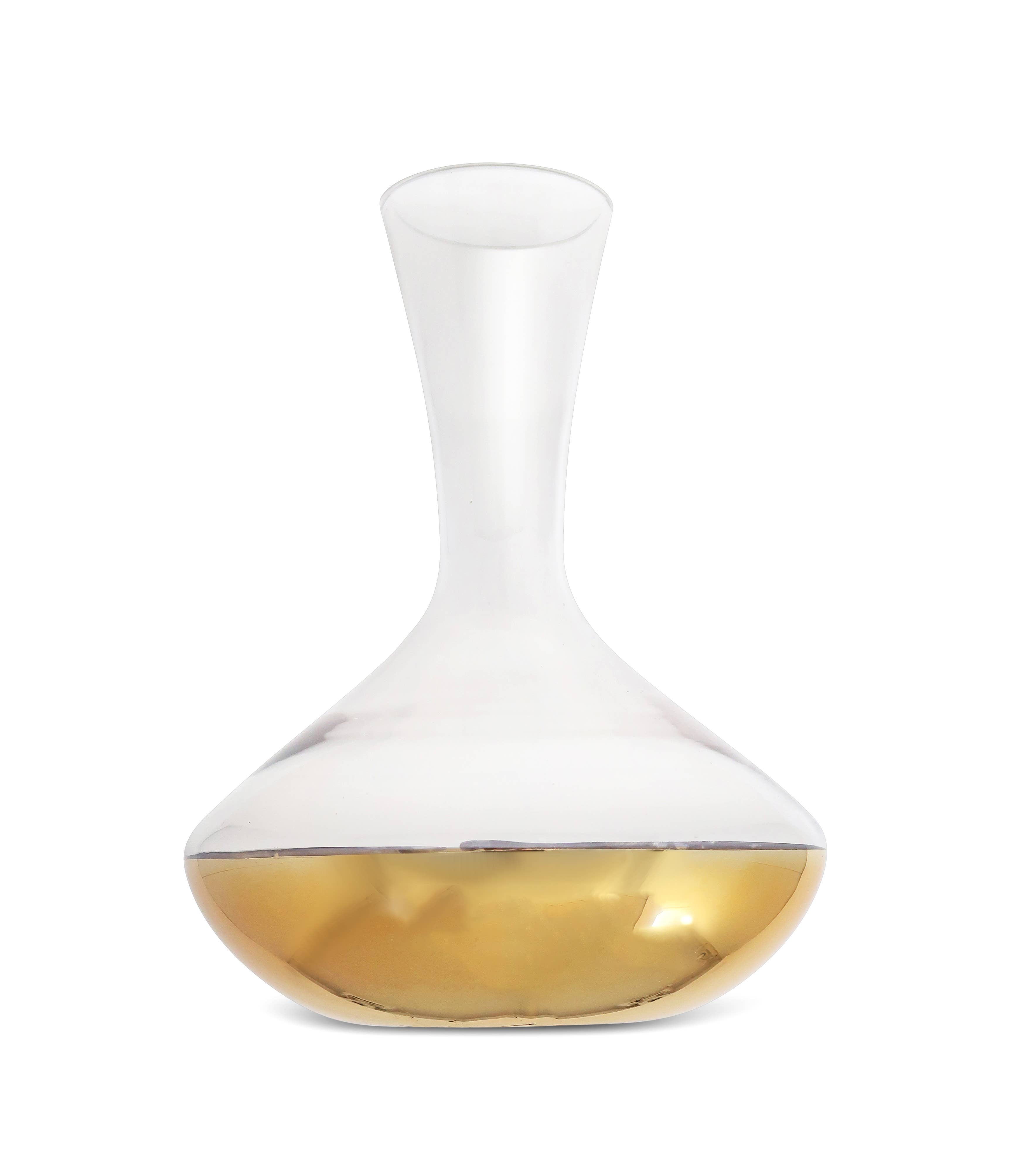 VIVIENCE - Wholesale Decanter - Decanter with Gold Dipped Bottom1