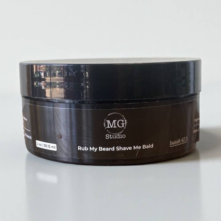 Rub My Beard Shave Me Bald Pomade for wholesale by MG Studio