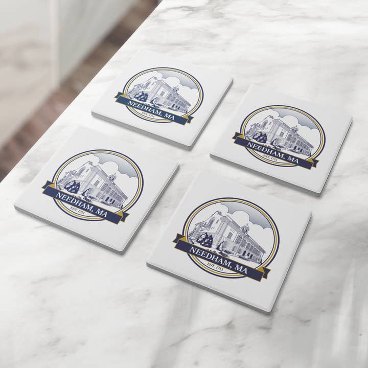 The Placemaker Project - Wholesale Coasters - Town Icon: Stone Coasters3