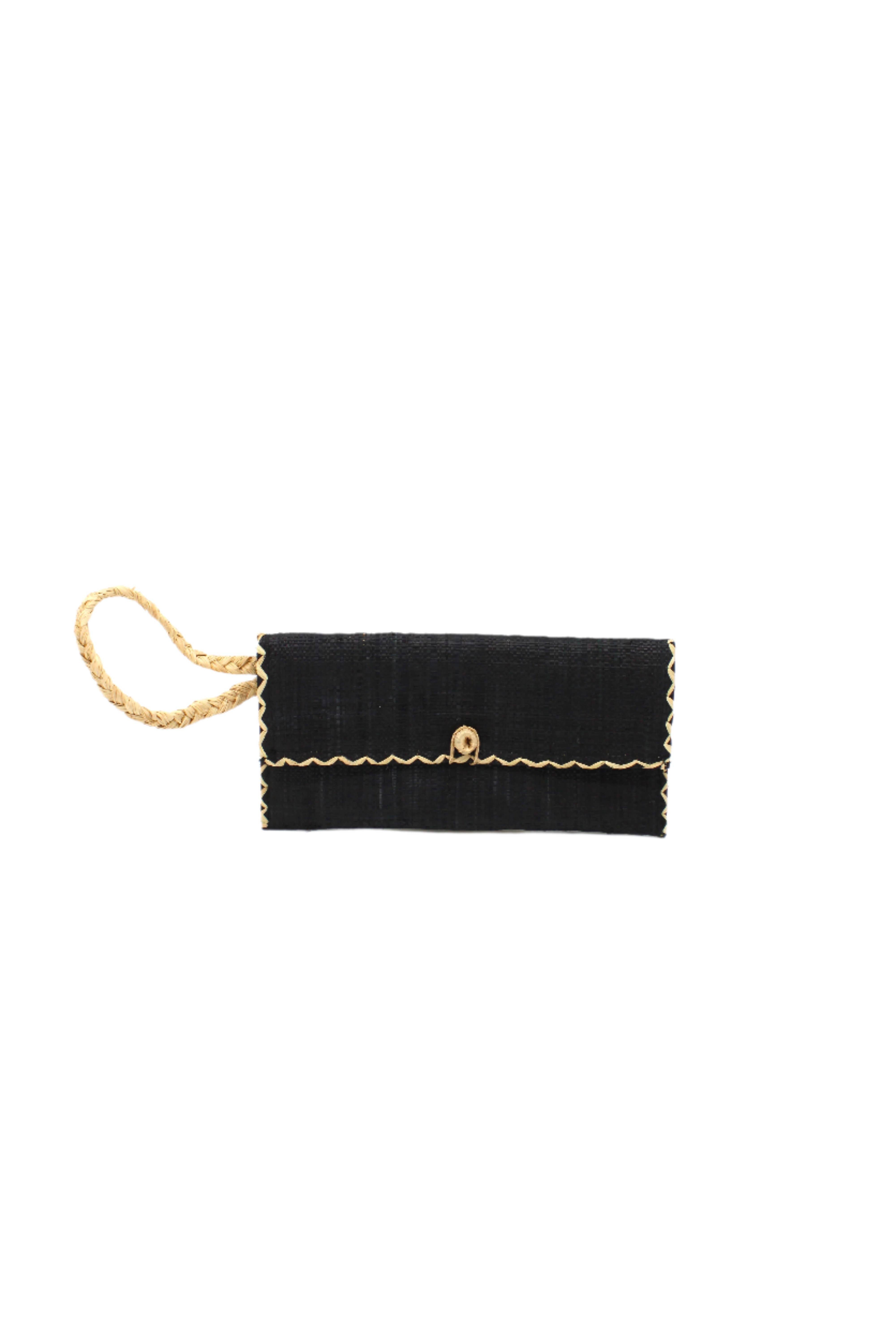 Shebobo – wholesale Clutch bag – women's – ChiChi Straw Envelope Clutch Purse Wristlet Bag2