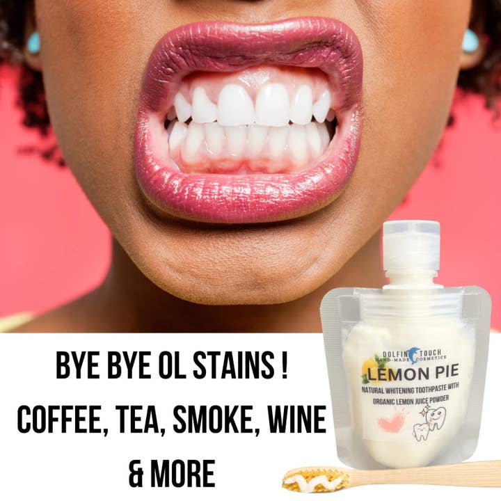 Dolfin Touch – wholesale Toothpaste – Lemon Pie Natural Whitening Toothpaste2