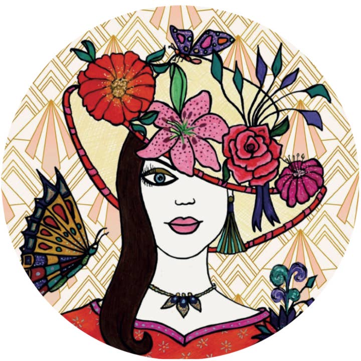 FunkyAdi - Wholesale Compact Mirror - Women Printed Pocket Mirrors3