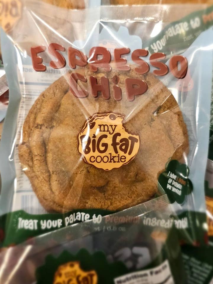 Espresso Chip Cookie for wholesale by My Big Fat Cookie