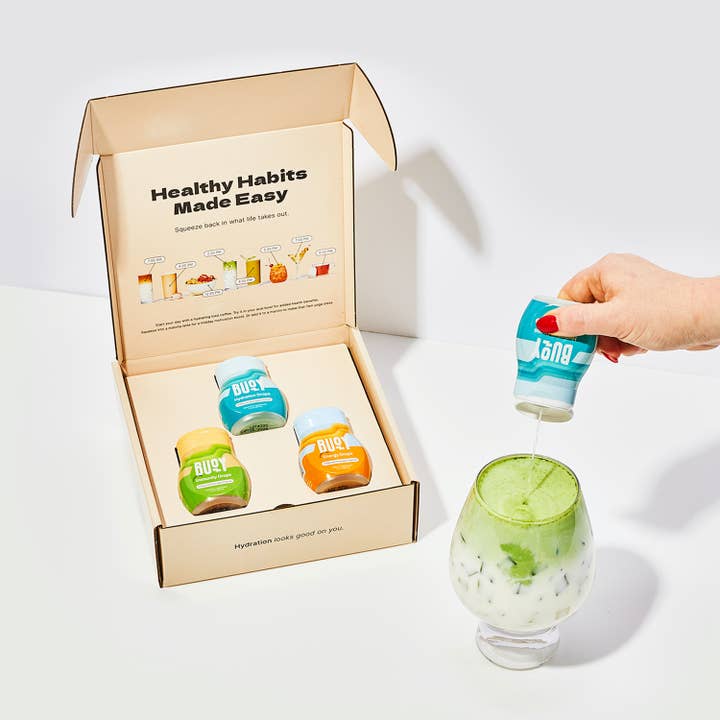 Buoy Hydration - Wholesale Oral Supplement/Vitamin - Retail Starter Bundle: Hydration + Energy + Immunity Drops4