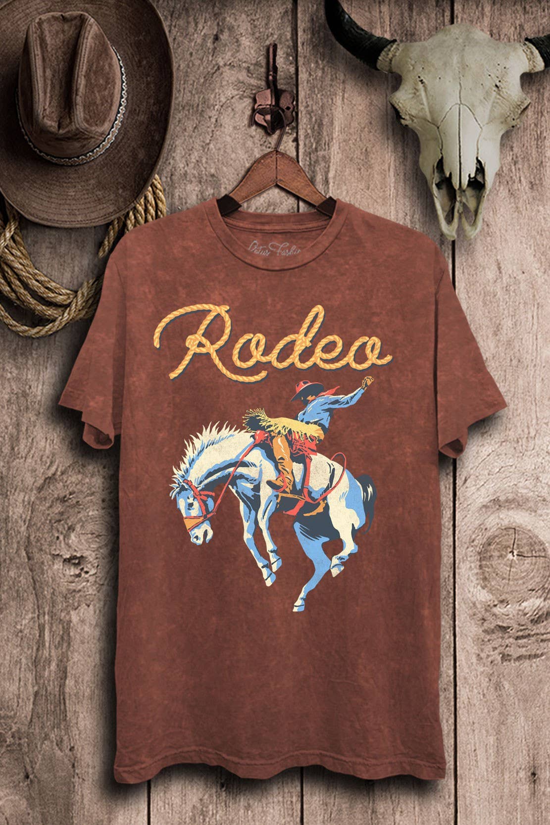 Lotus Fashion Collection - Wholesale Screen Printed T-Shirt - Women's - Rodeo Graphic Top7