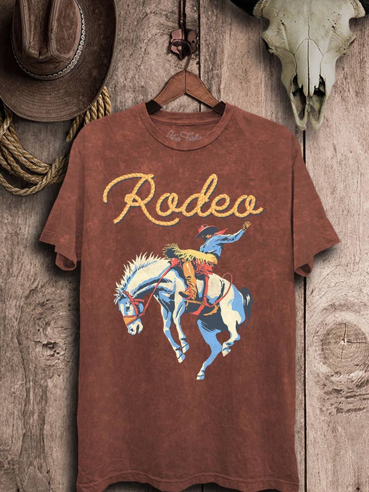 Lotus Fashion Collection - Wholesale Screen Printed T-Shirt - Women's - Rodeo Graphic Top7
