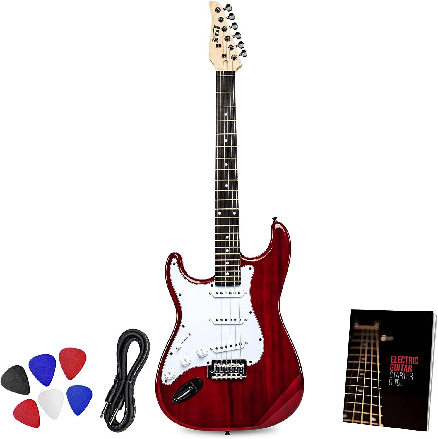 LyxPro - Wholesale Musical Instrument - Beginner 39” Electric Guitar & Electric Guitar Accessories9