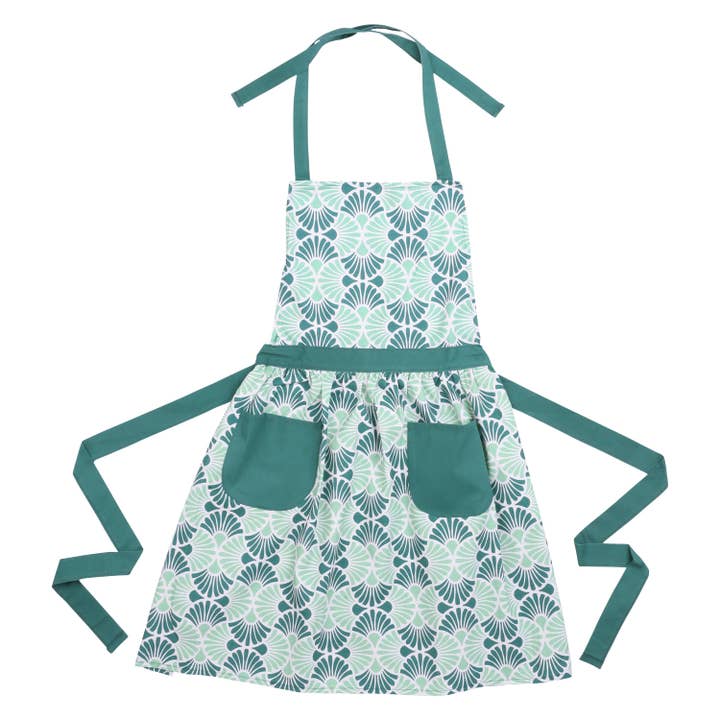 Flora Green Apron for wholesale by LiLi Homes
