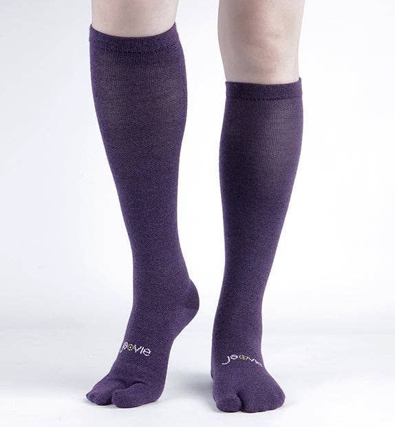 Ja-vie - Vente Chaussettes – femme - Chaussettes de compression à orteil séparé en laine mérinos riche à 76%22