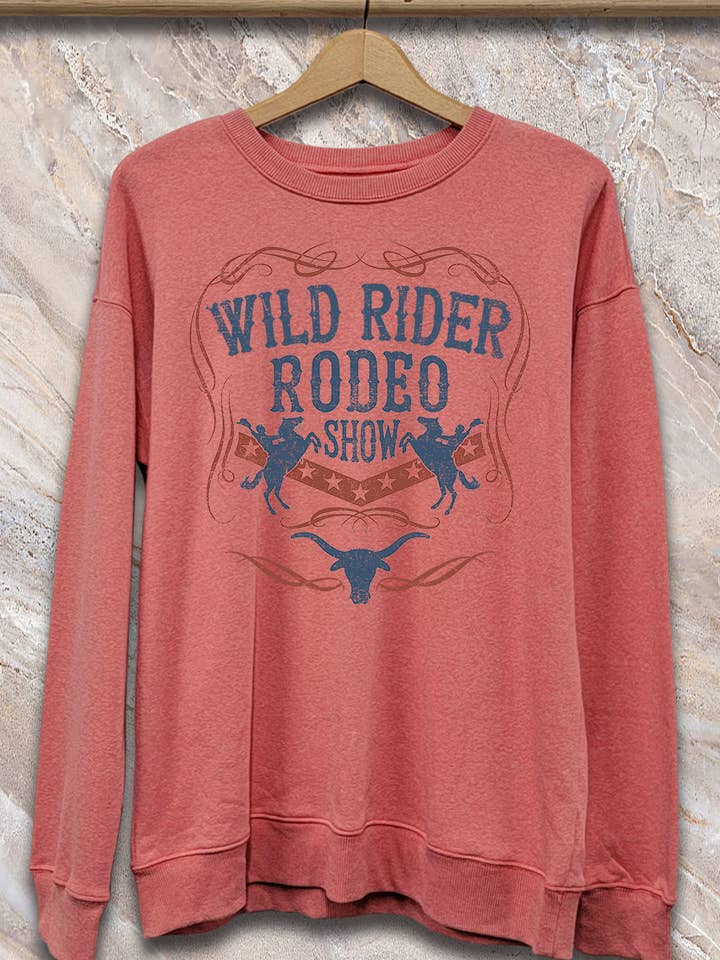 Chandail de rodéo SPT-SS-130-C1_Wild Rider pour la vente par SP Tops, Inc.