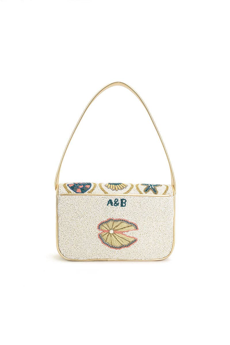 America & Beyond - Wholesale Shoulder Bag - Women's - Sunlit Shore Embellished Shoulder Bag3