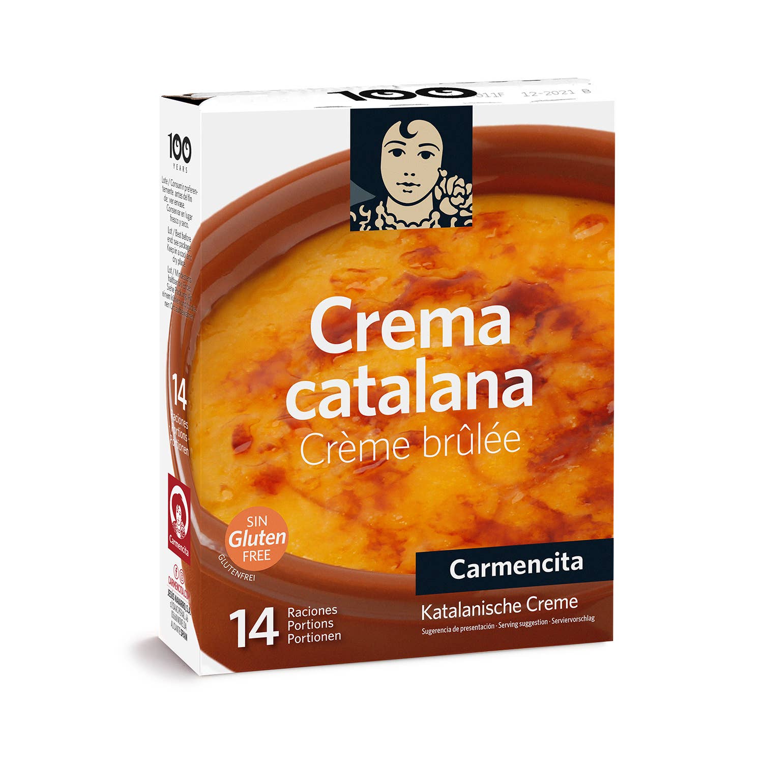 Carmencita - Wholesale Sauce - Crema Catalana Prepared 56G Box 2 Sachets - 14 servings