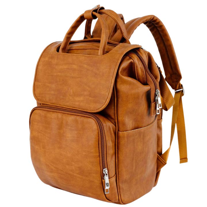 Citi Collective Citi Explorer Diaper Bag - Vintage Tan for wholesale by Citi Collective