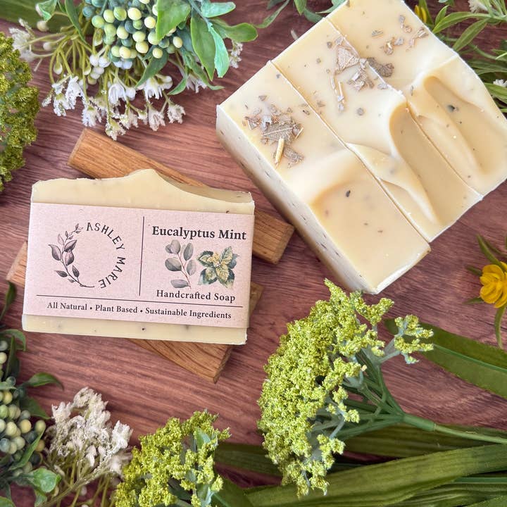 Ashley Marie Soap - Wholesale Bar Soap - Eucalyptus Mint Bar Soap | Handmade Artisan Soap 2