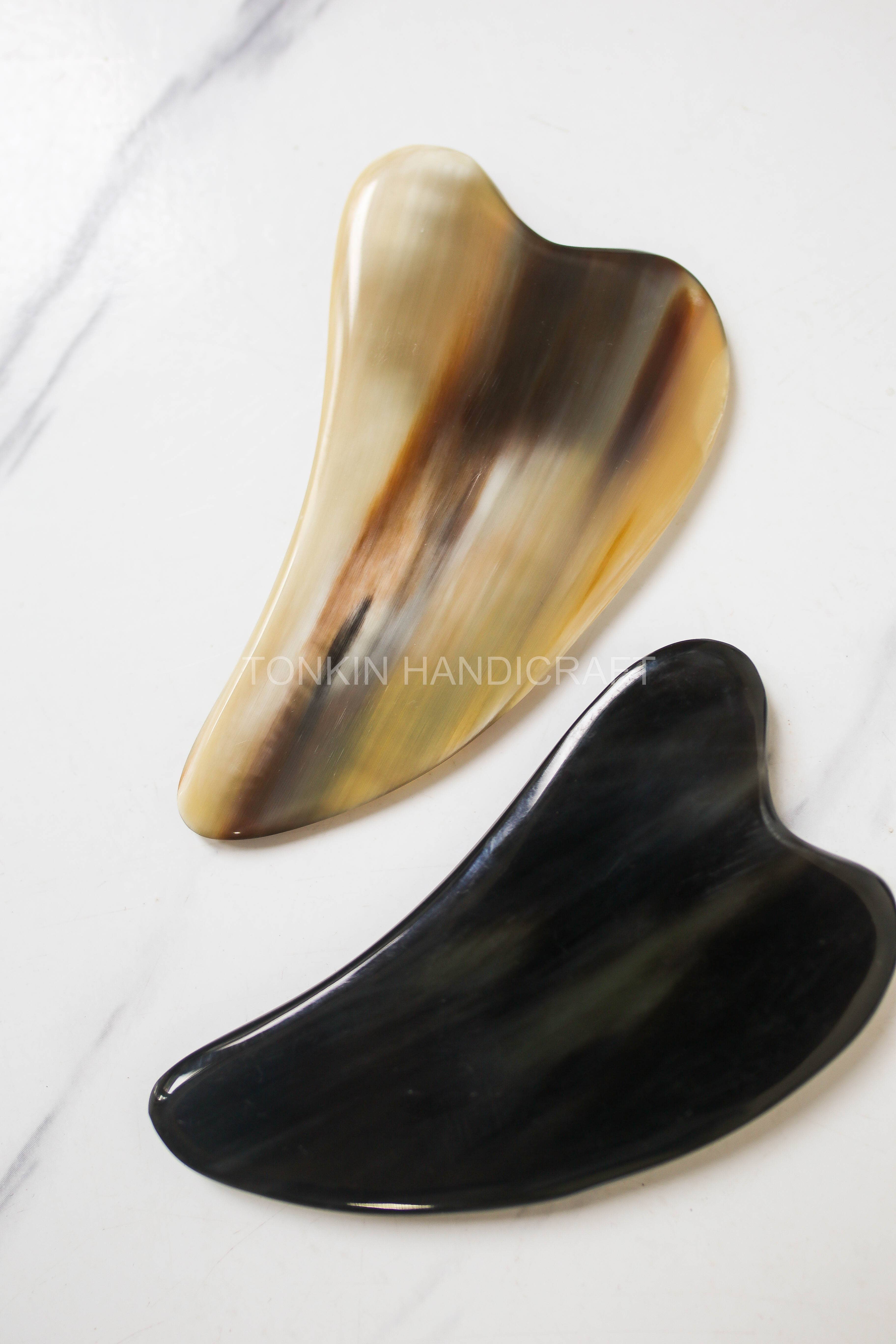 Tonkin Handicraft – Engroshandel Gua Sha – Horn Gua Sha – 100% naturligt horn massageværktøj11