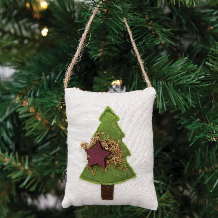 The Hearthside Collection - Wholesale Ornament - Christmas Tree Pillow Ornament